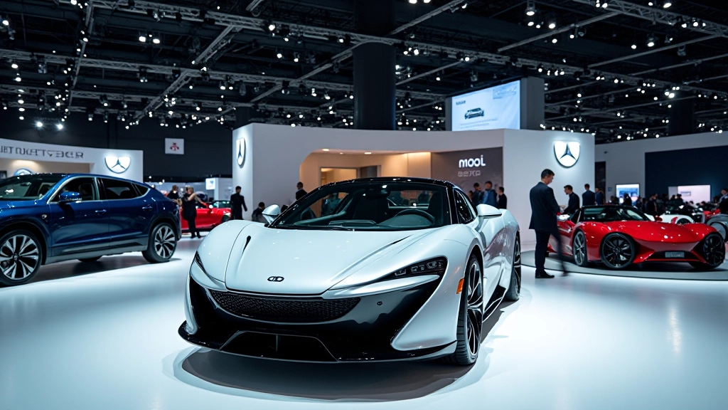 Ženēvas autosalons ar moderniem automobiļiem